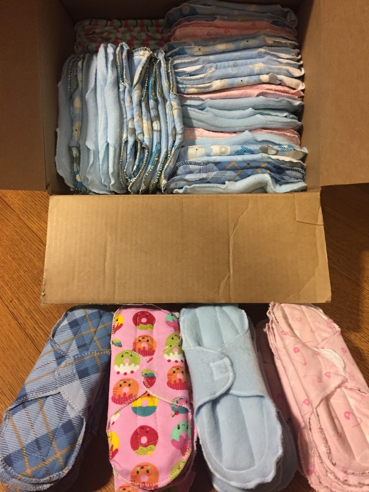 Sew in Peace Pad Donations Fall 2016