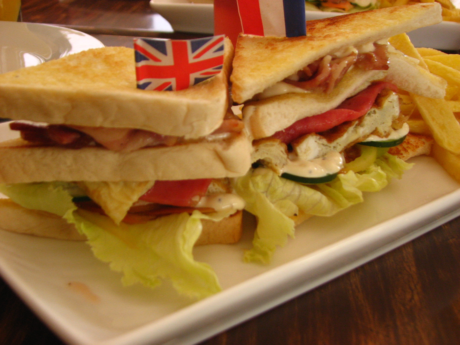 Urdalicious Clubhouse Sandwich Cuisinero Restaurant