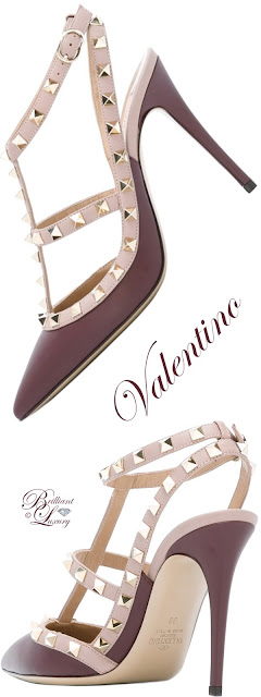 ♦Valentino Garavani Rockstud pumps #valentino #pantone #shoes #red #brilliantluxury