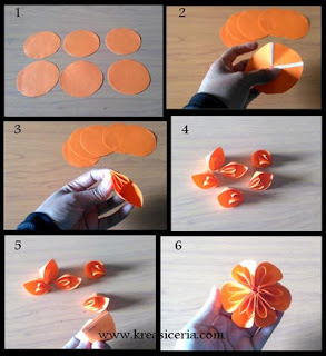 Tutorial membuat origami bunga cantik part 1