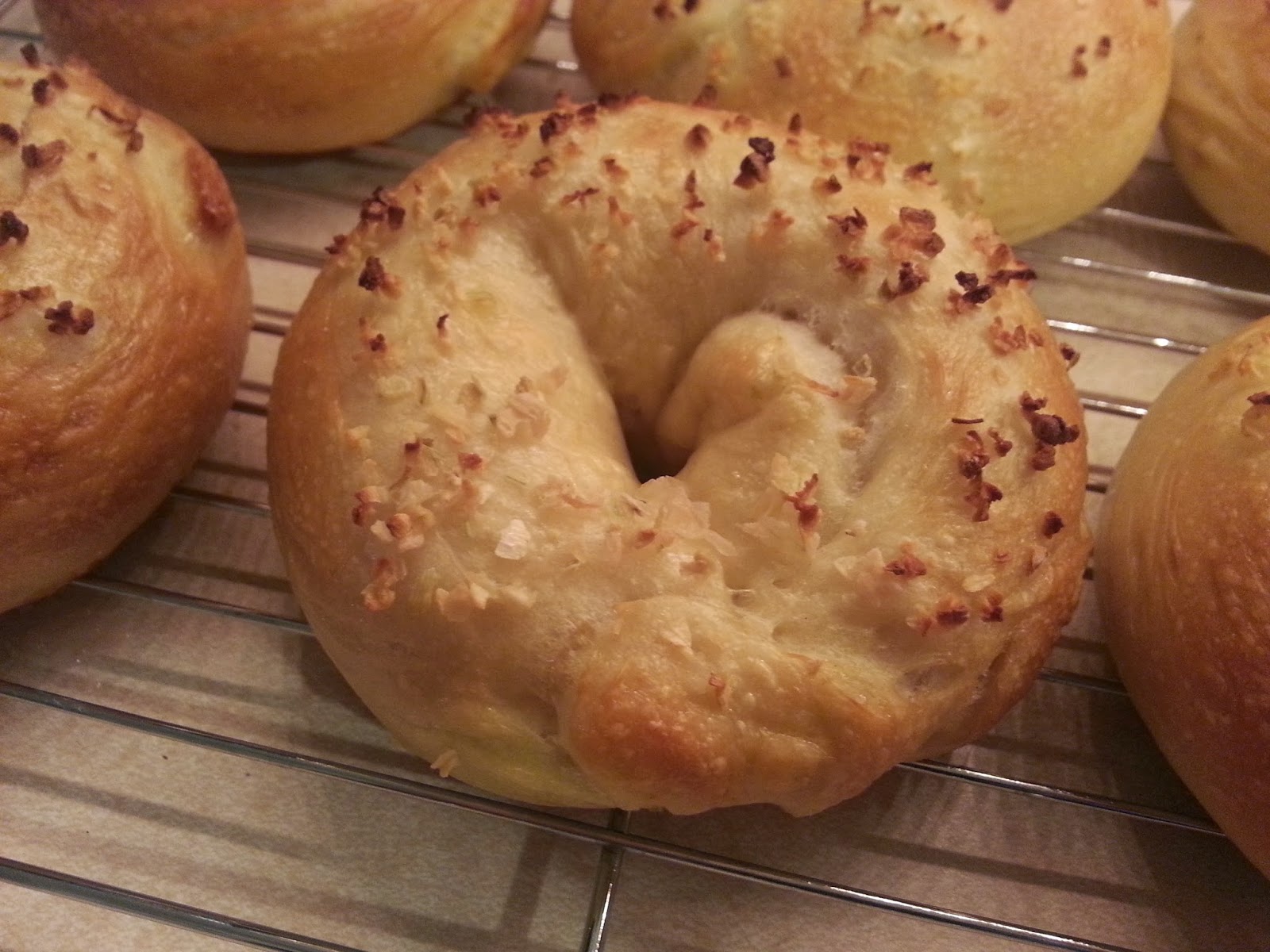 Joan of the Kitchen Onion Bagels