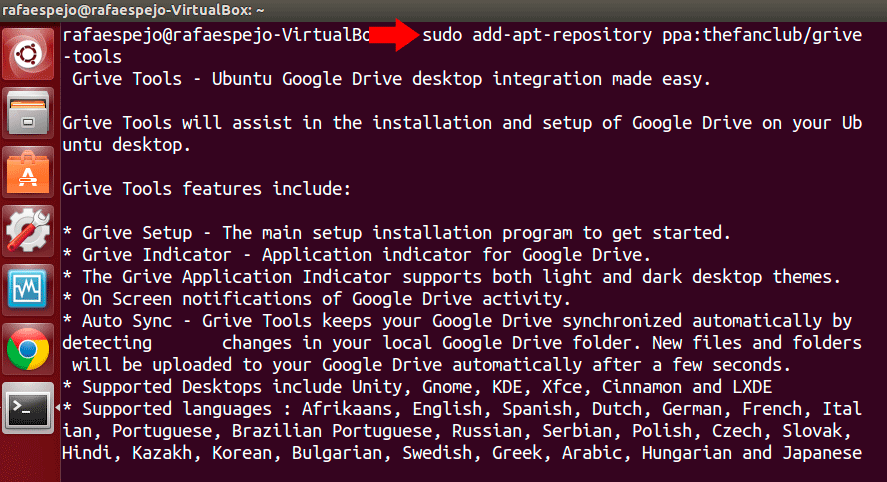 pasos para instalar google drive en ubuntu 14.04 1 pasos para instalar google drive en ubuntu 14.04 1