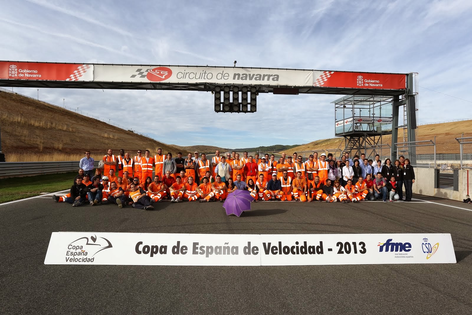 El equipo del Circuito de Navarra