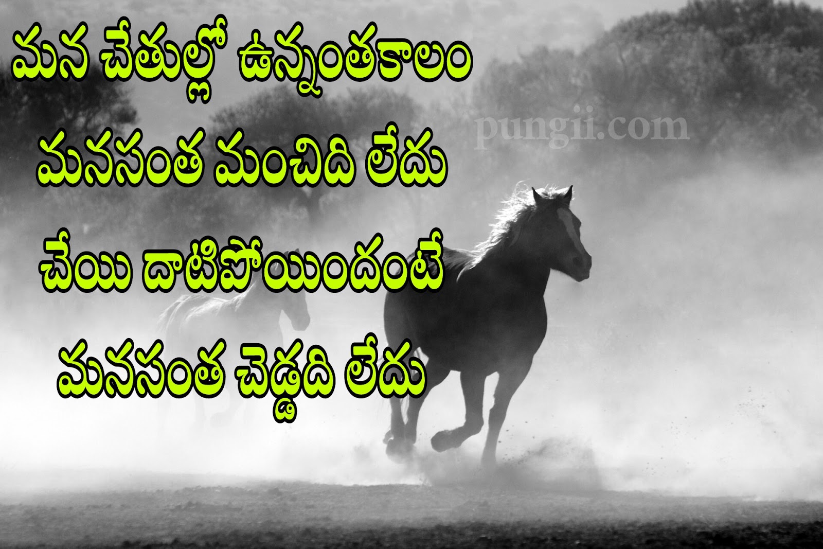 Inspirational Quotes In Telugu-Life Quotes In Telugu - pungii