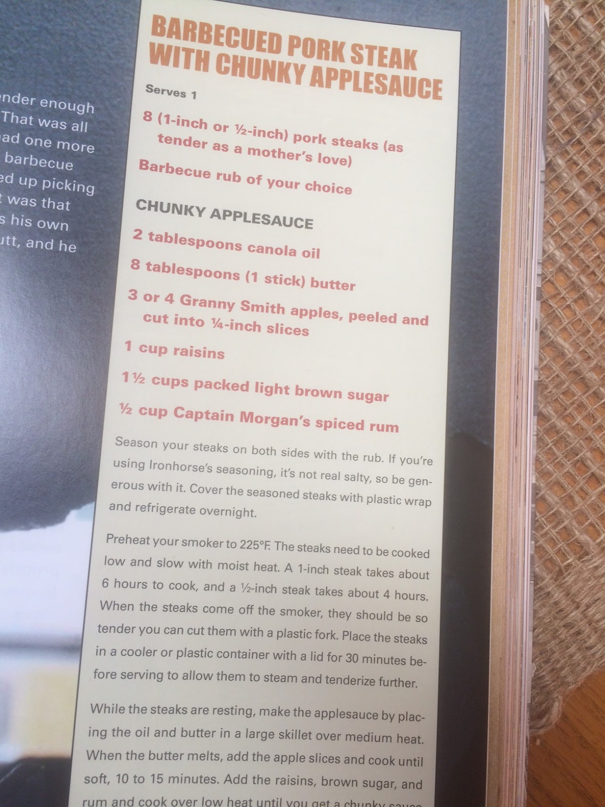 The Friday Friends Spiced Rum ApplesauceCookbook Countdown Number