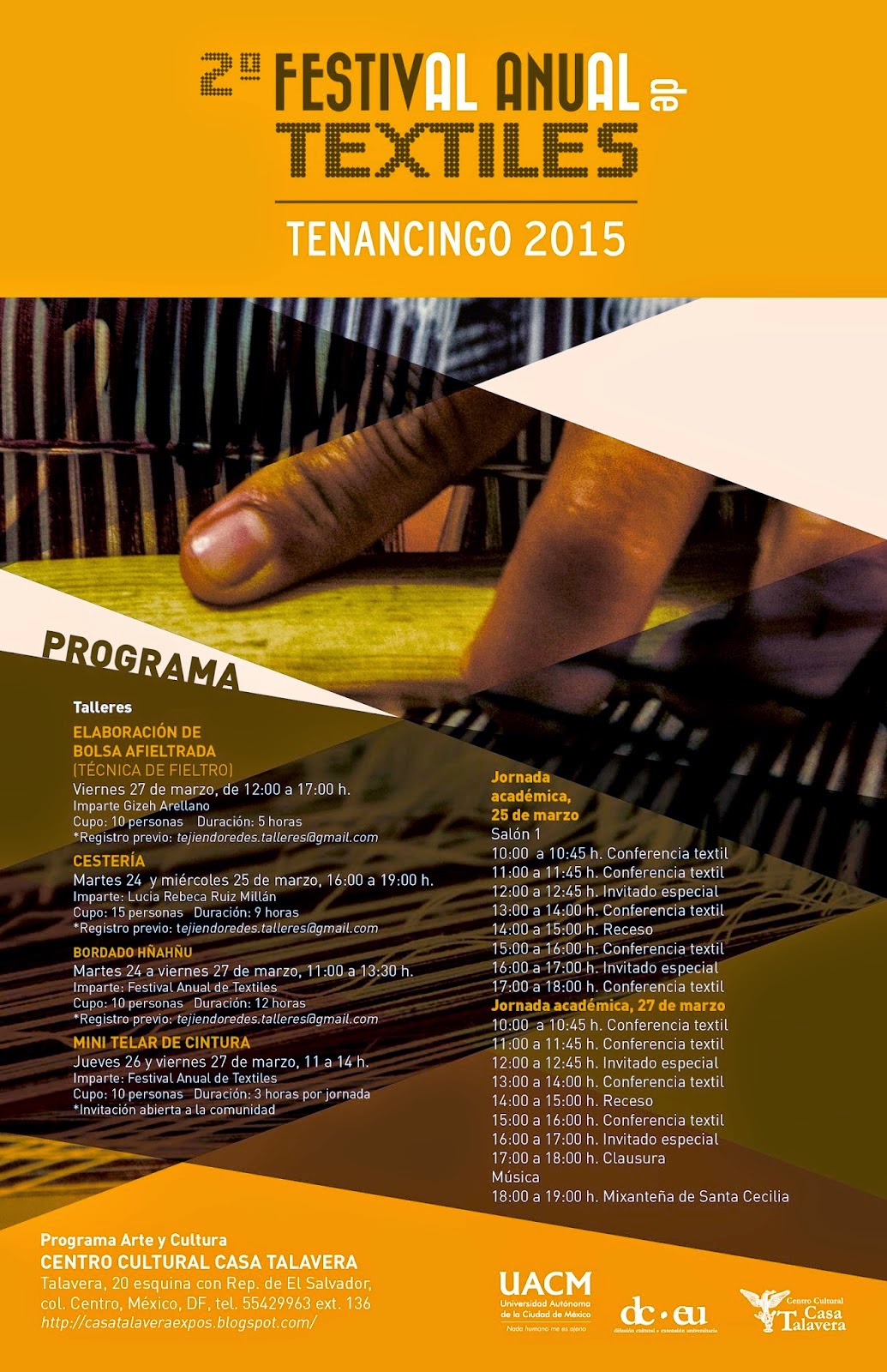 programa festival textiles tenancingo 2015