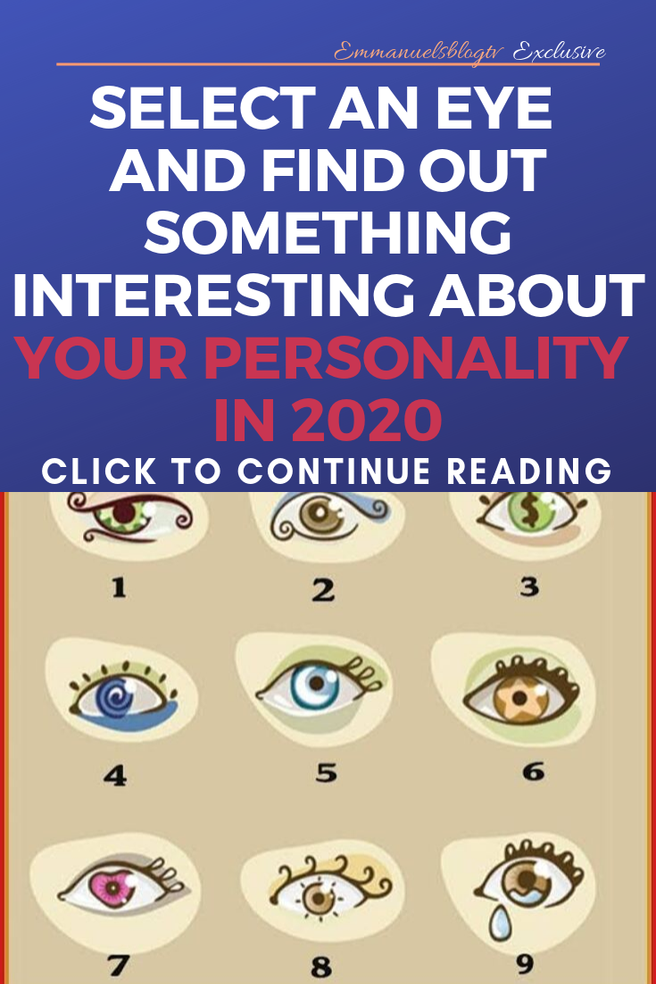 Select An Eye And Find Out Something Interesting About Your Personality In 2020