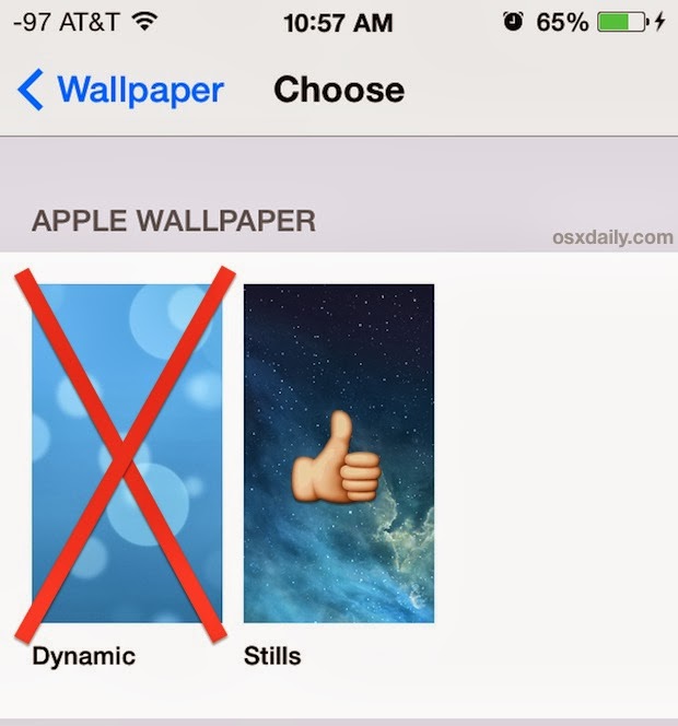 Don't Use Dynamic Wallpapers