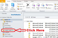 how to move junk mail to inbox in outlook 2007