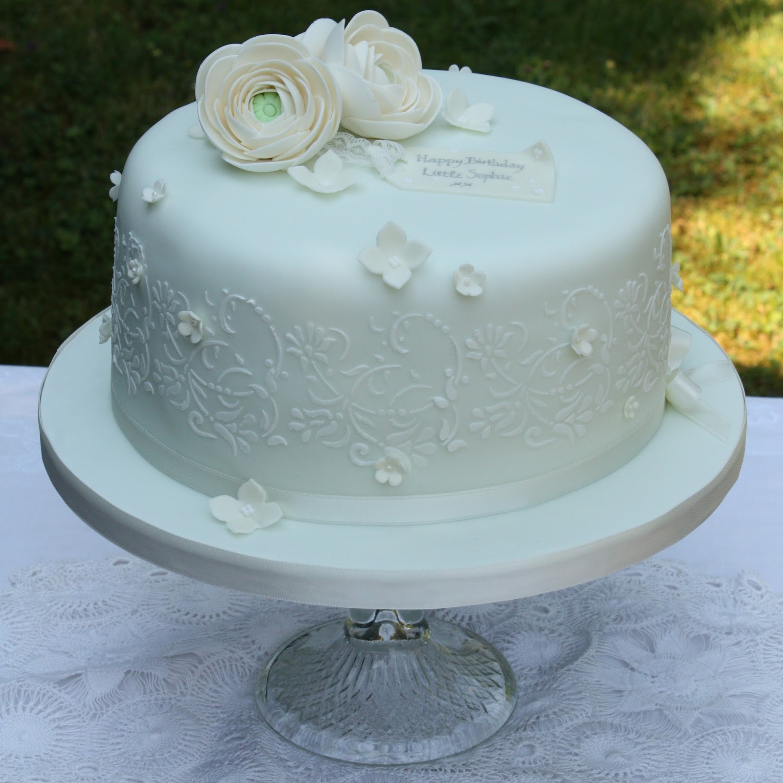 Tiers & Tiaras Mint Lace