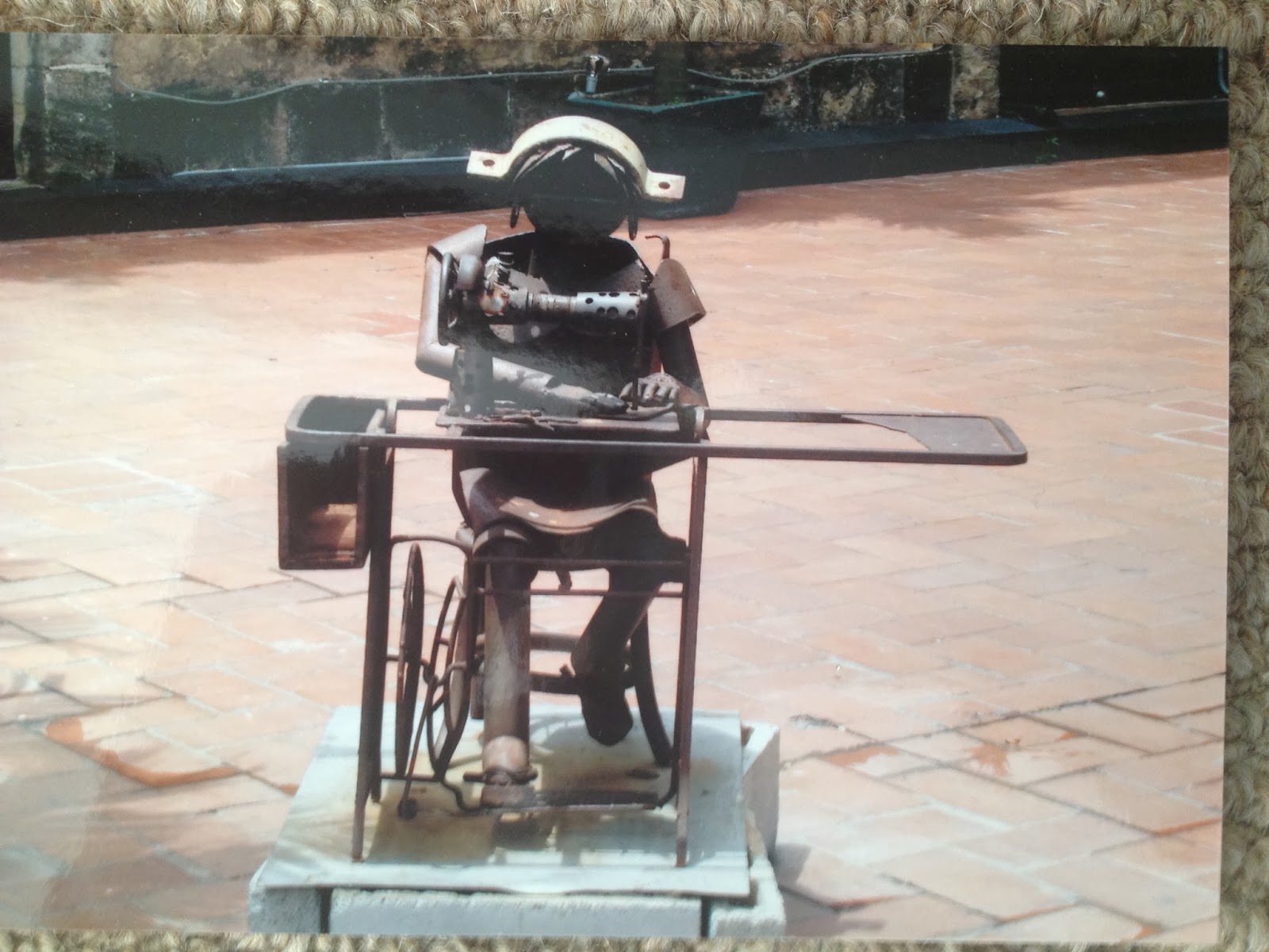 Daisy Creates Glam Alternative Use for the Sewing Machine