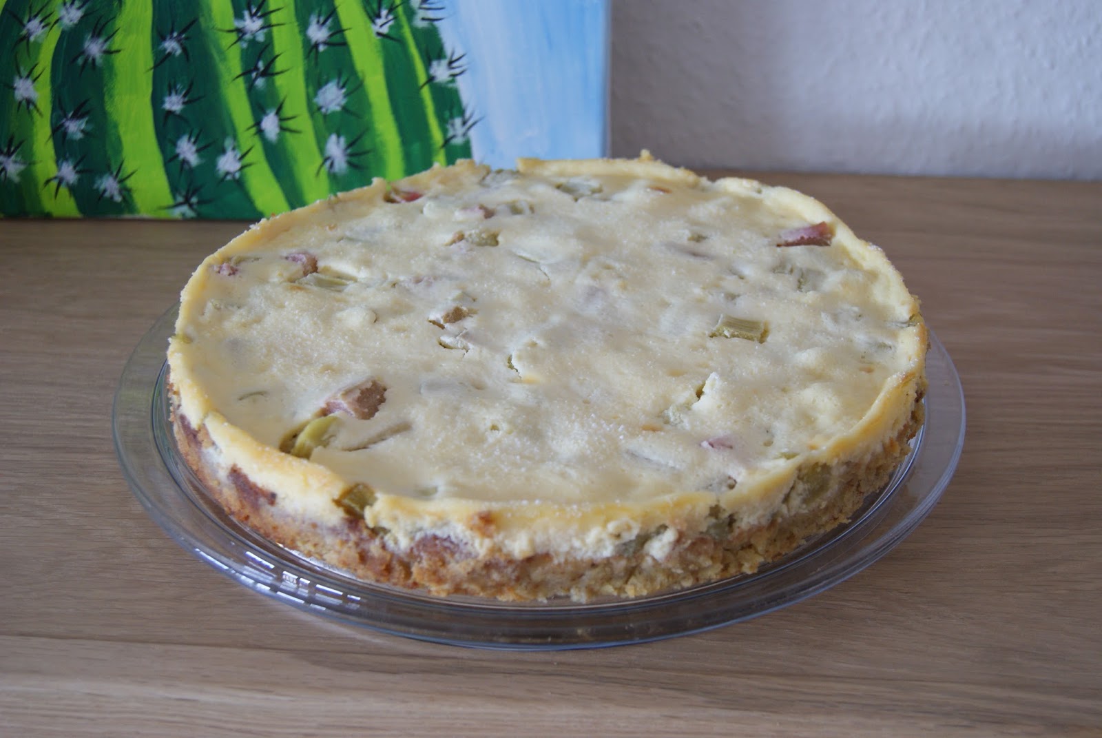 biscuit and buttercream: Saftiger Rhabarber-Quark-Kuchen