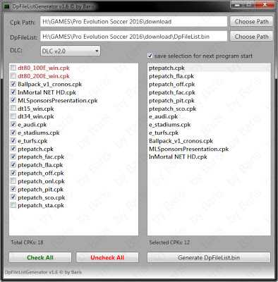 Ultigamerz Pes 2016 Dpfilelist Generator V1 6 Dlc 3 0