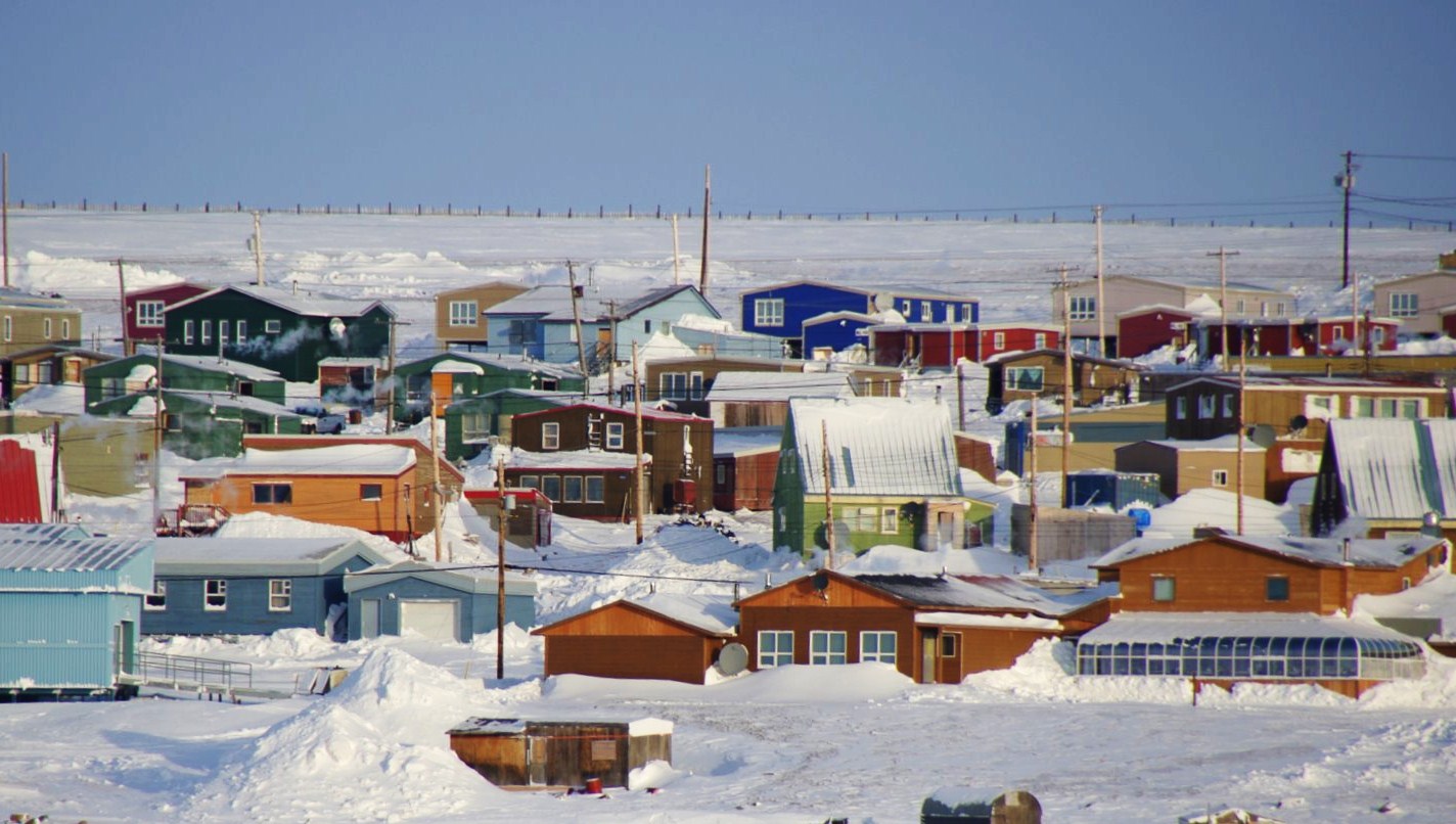 Ultima Thule Baker Lake, the geographical center of Canada