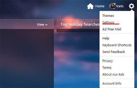 Cara mengaktifkan Vacation Response pada ymail Cara mengaktifkan Vacation Response pada ymail
