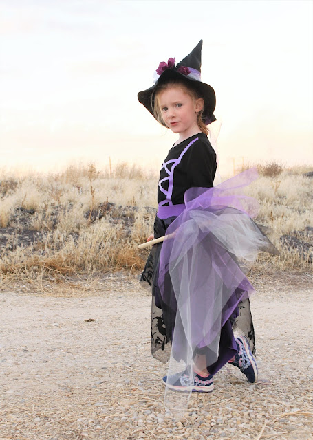 Make a homemade witch costume with this easy to follow step by step tutorial.  Whether you sew a lot or just a little, this is a great beginner sewing project.