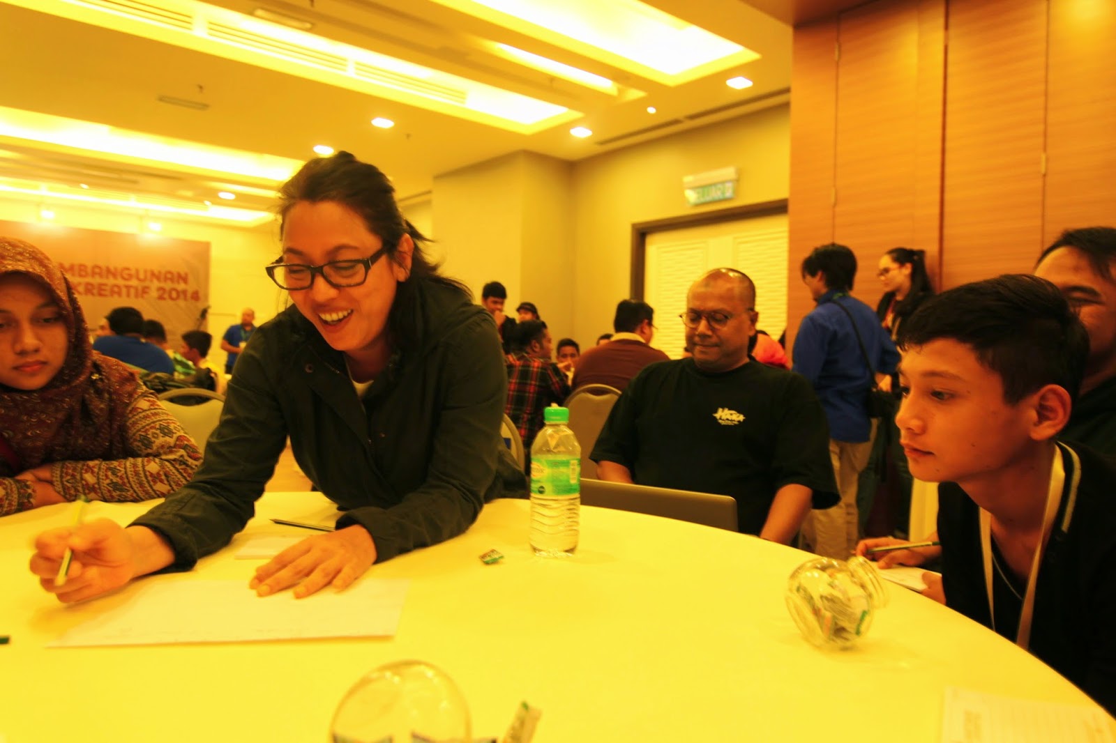 Tengku Monaliza di Kem Pembangunan Remaja Kreatif 2014