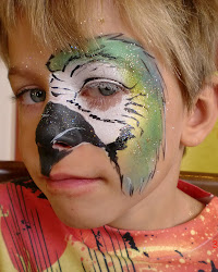 painting face parrot paint balloon illusions bird llc paintings designs animal facepainting twisting salt lake discover