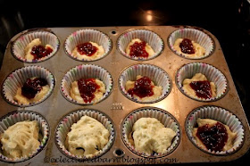 muffins with jam centers