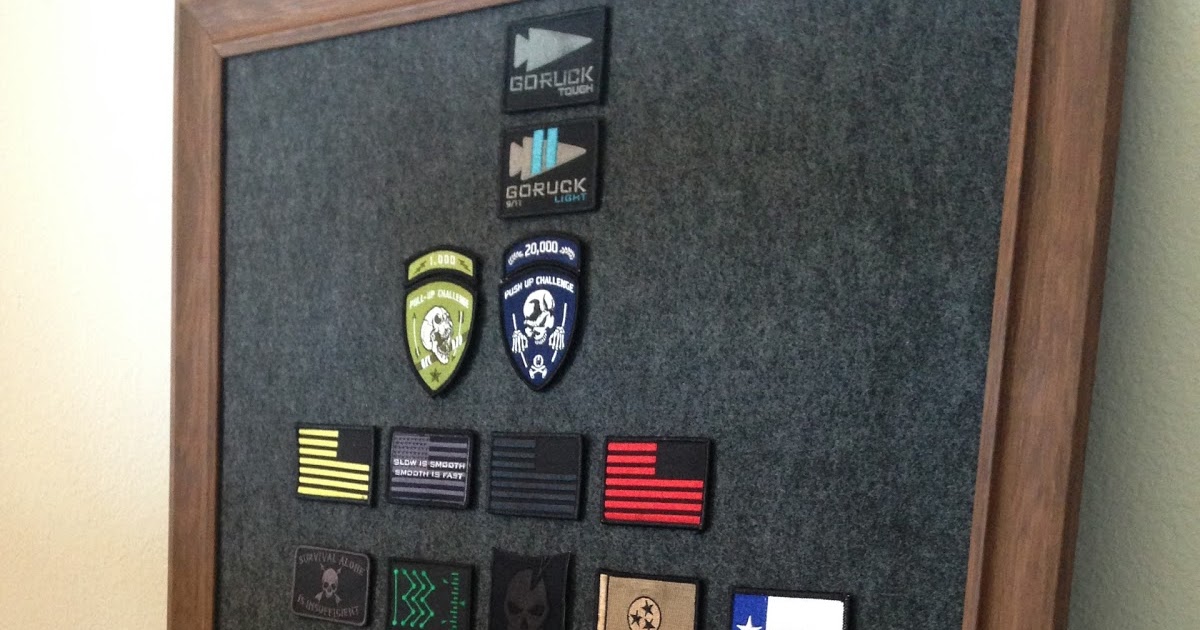 a Memphis Traveler Building a DIY Morale Patch Board