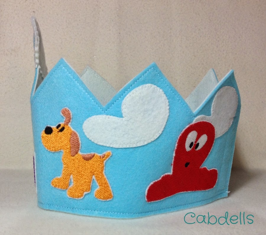 corona cumpleaños pocoyo