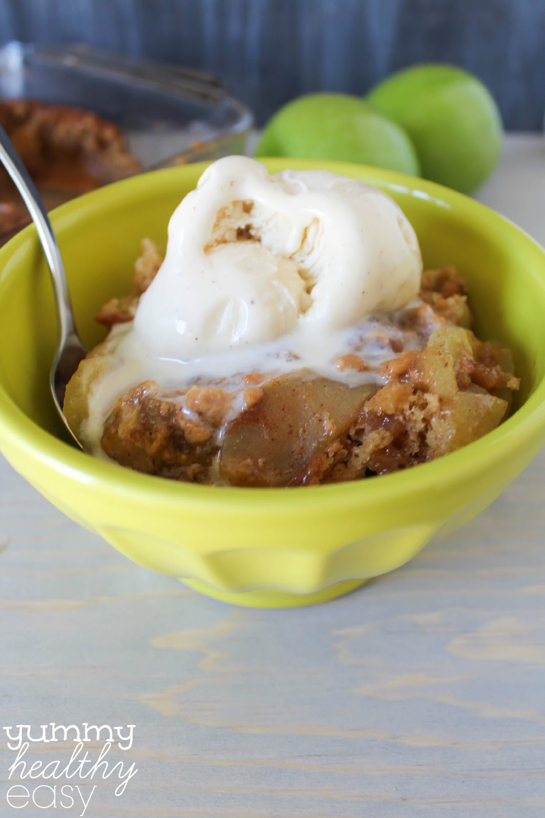 Caramel Apple Pudding Cake Yummy Healthy Easy