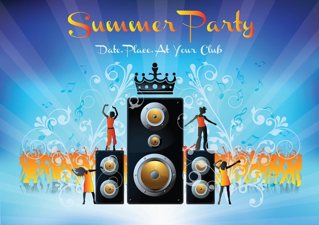 30+ Free Party Concert Music Vector Art Graphics