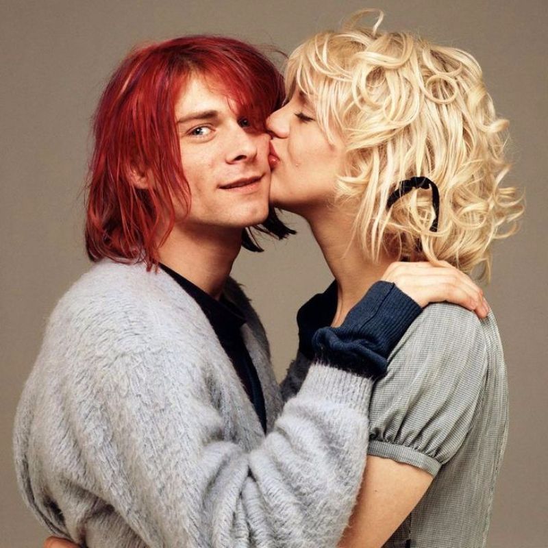 Kurt Cobain and Courtney Love Photographed by Michael Levine in 1992 vintage everyday