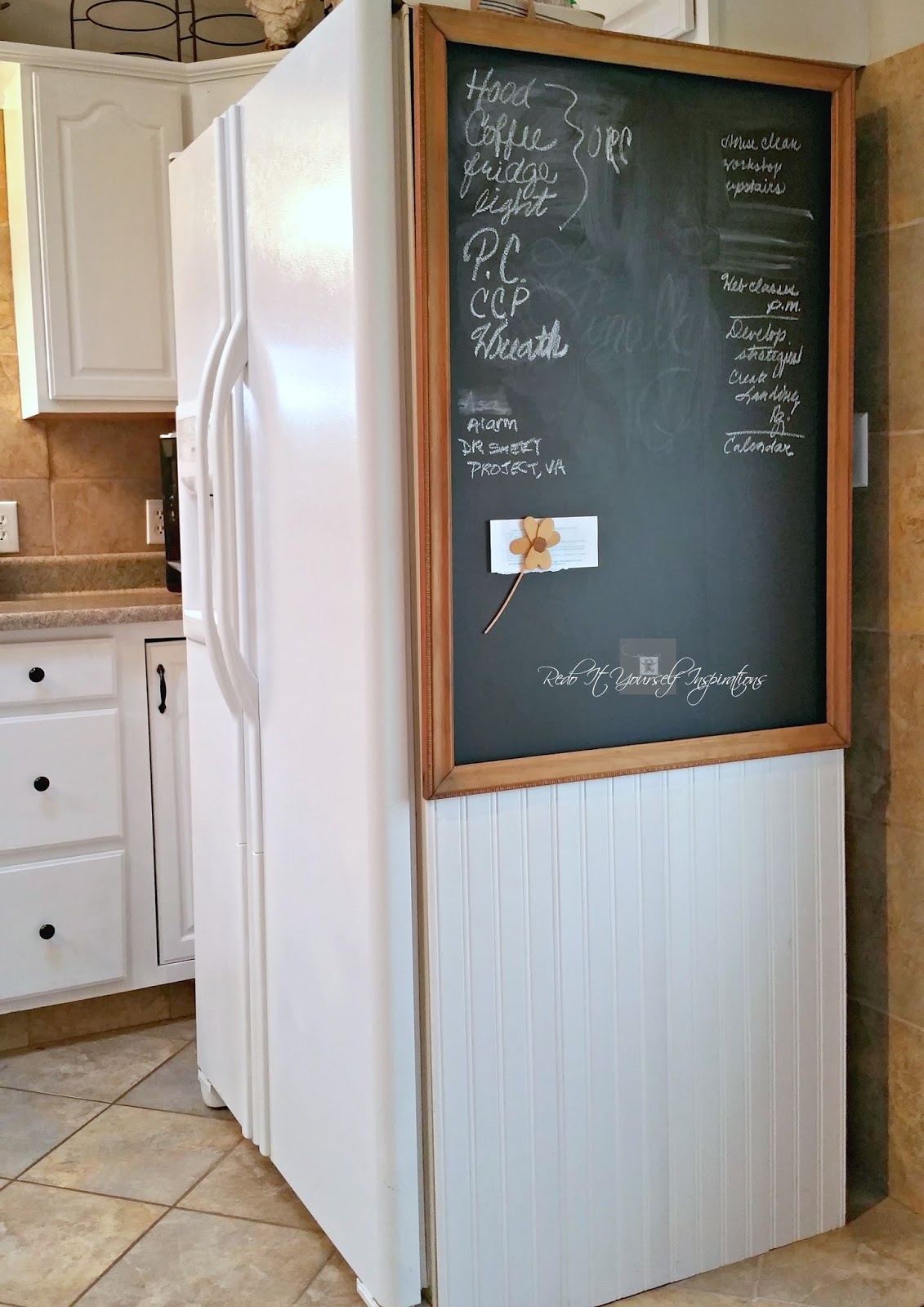 A Refrigerator Cover Up Redo It Yourself Inspirations A