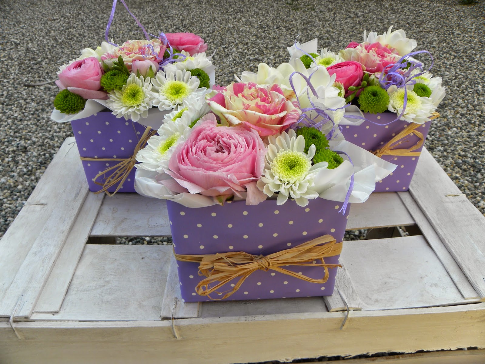 centrotavola fiori battesimo bimba