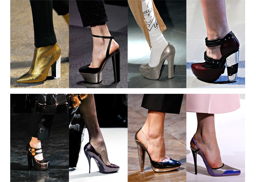 metallic designer shoes