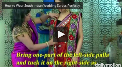 Sarees And Salwarkameez How To Wear Saree In South Indian Style