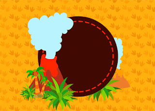 Fiesta de Dinosaurios: Invitaciones de Cumpleaños para Imprimir Gratis. Para hacer invitaciones, tarjetas, marcos de fotos o etiquetas, para imprimir gratis de Fiesta de Dinosaurios.