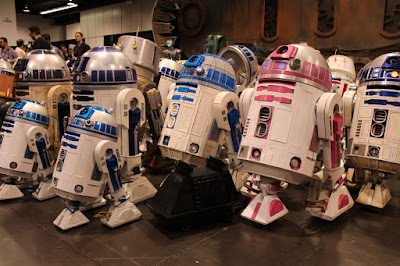 Lego R2-D2 and Mouse Droids with Steampunk and R2-KT and many other droids.