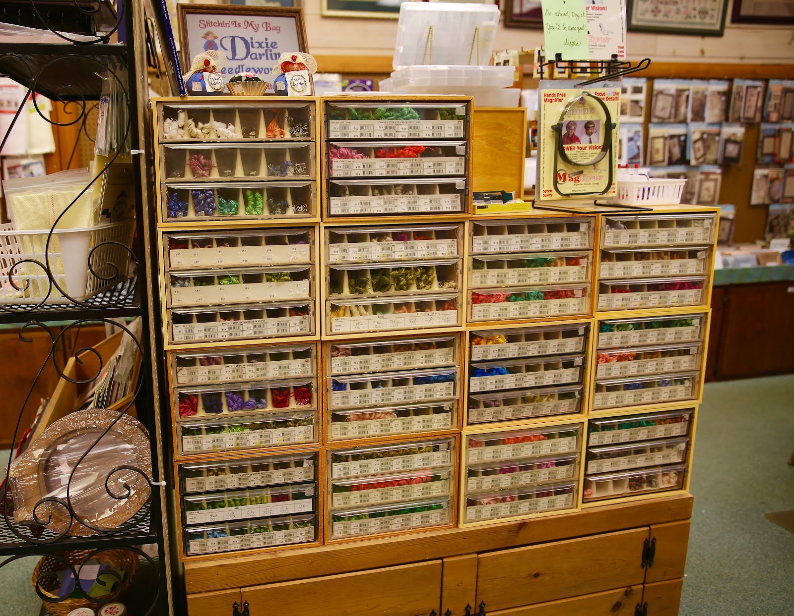 Sweet Southern Days A Visit To Dixie Darlin Needlework Shop In Pigeon