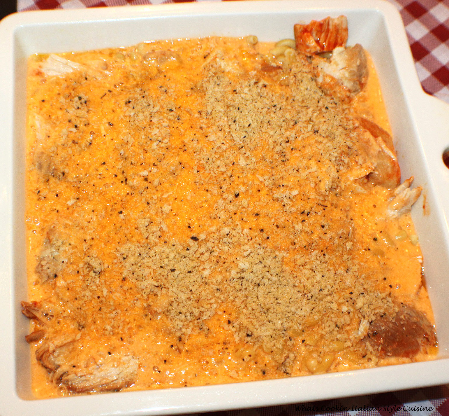 Buffalo Chicken Mac and Cheese What's Cookin' Italian Style Cuisine