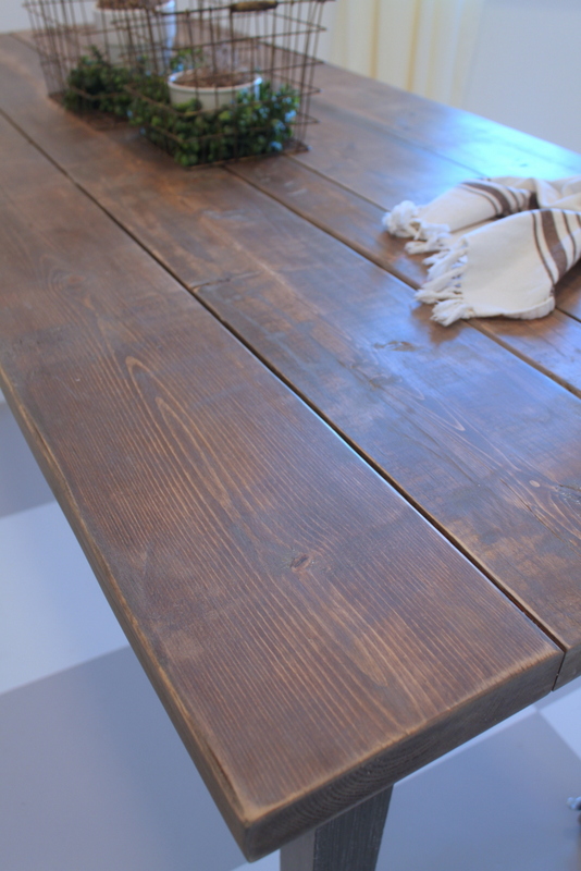 All Mimsy DIY Plank Top Table