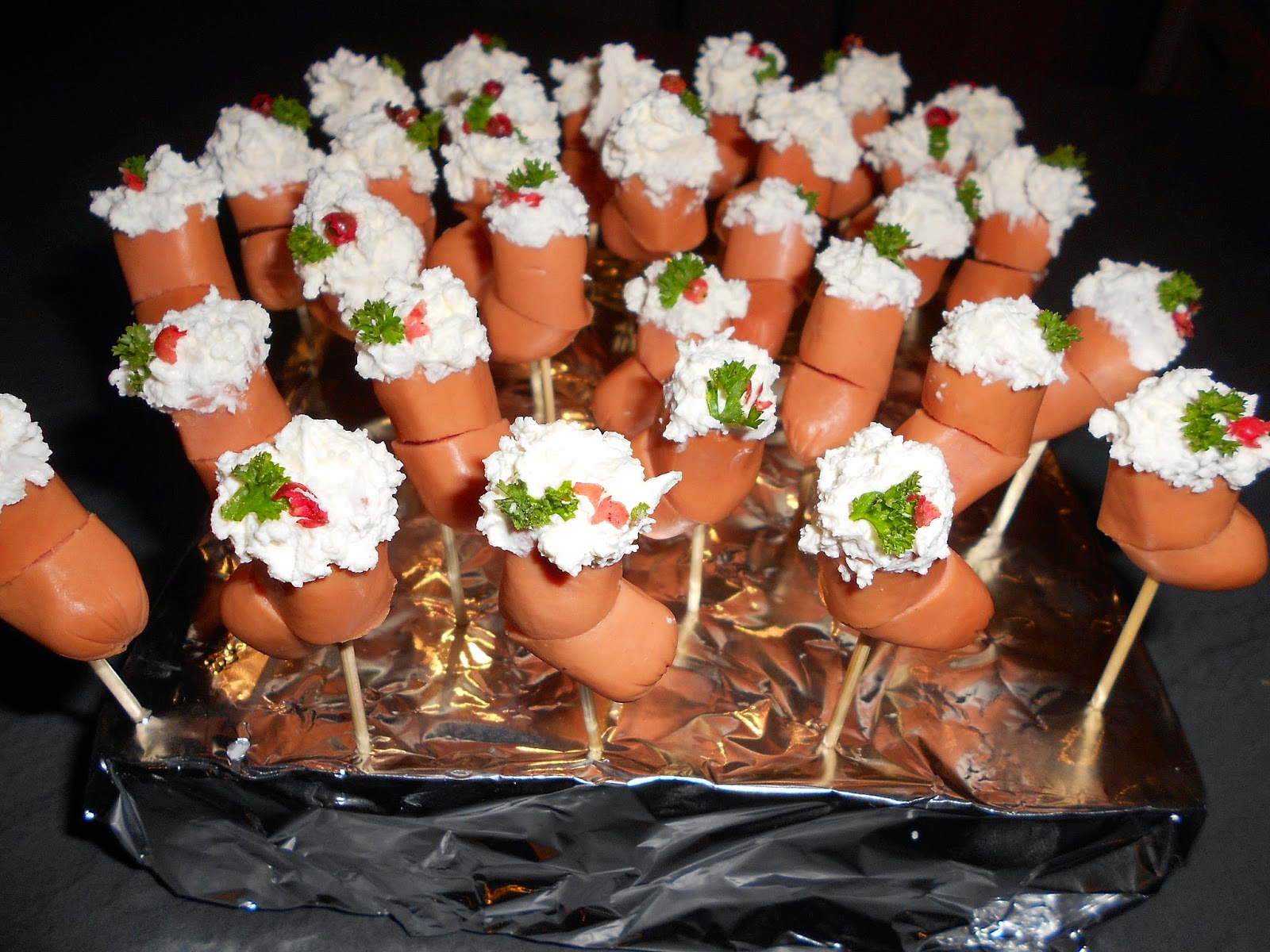 Dey cuisine: Bottes de Noël pour l'apéritif