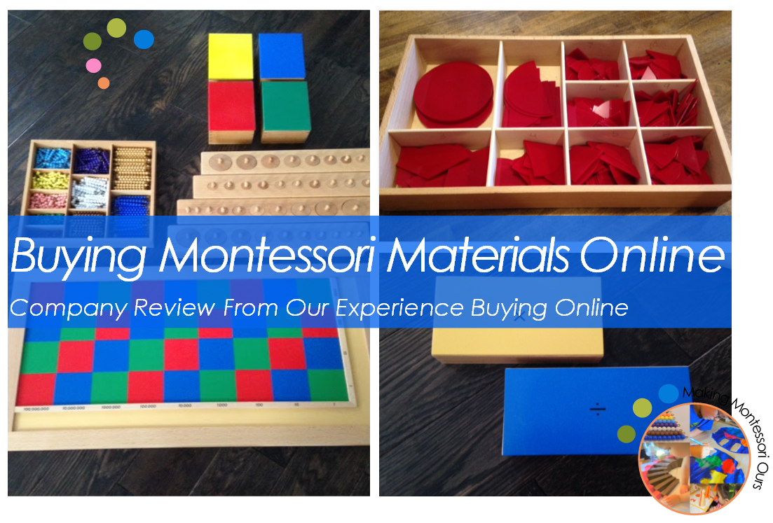 Buying Montessori Materials Online, Company Review From Our Experience