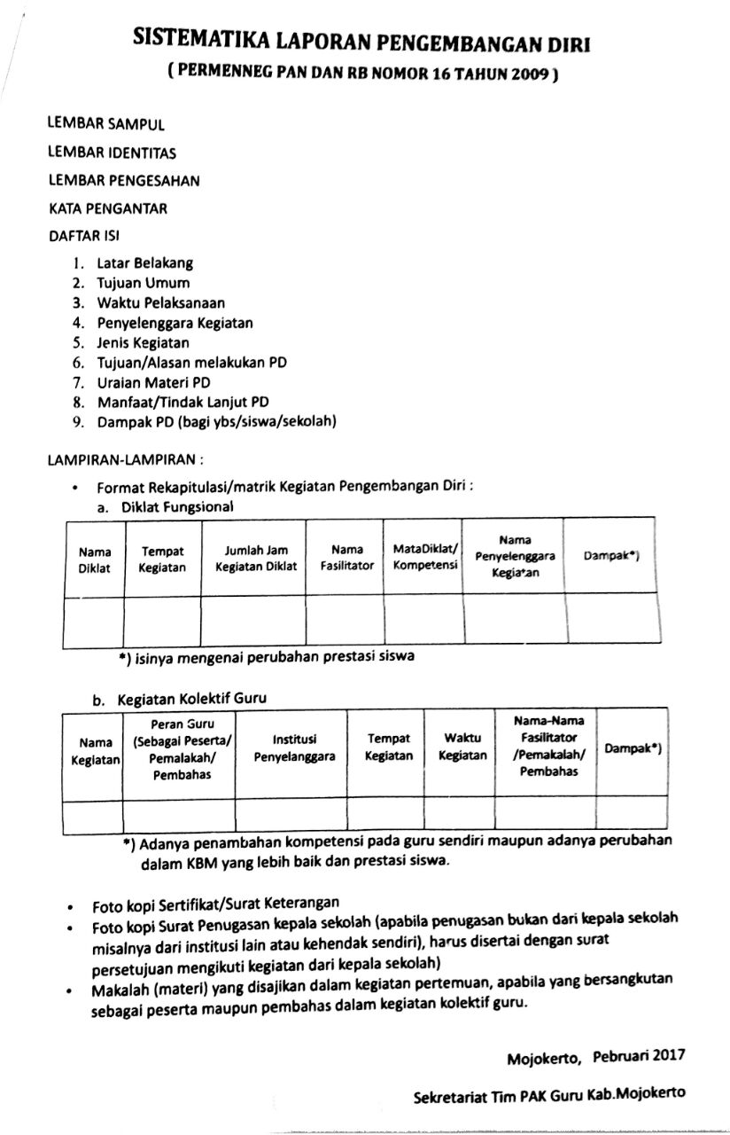 Contoh Makalah Kenaikan Pangkat Guru Rismax