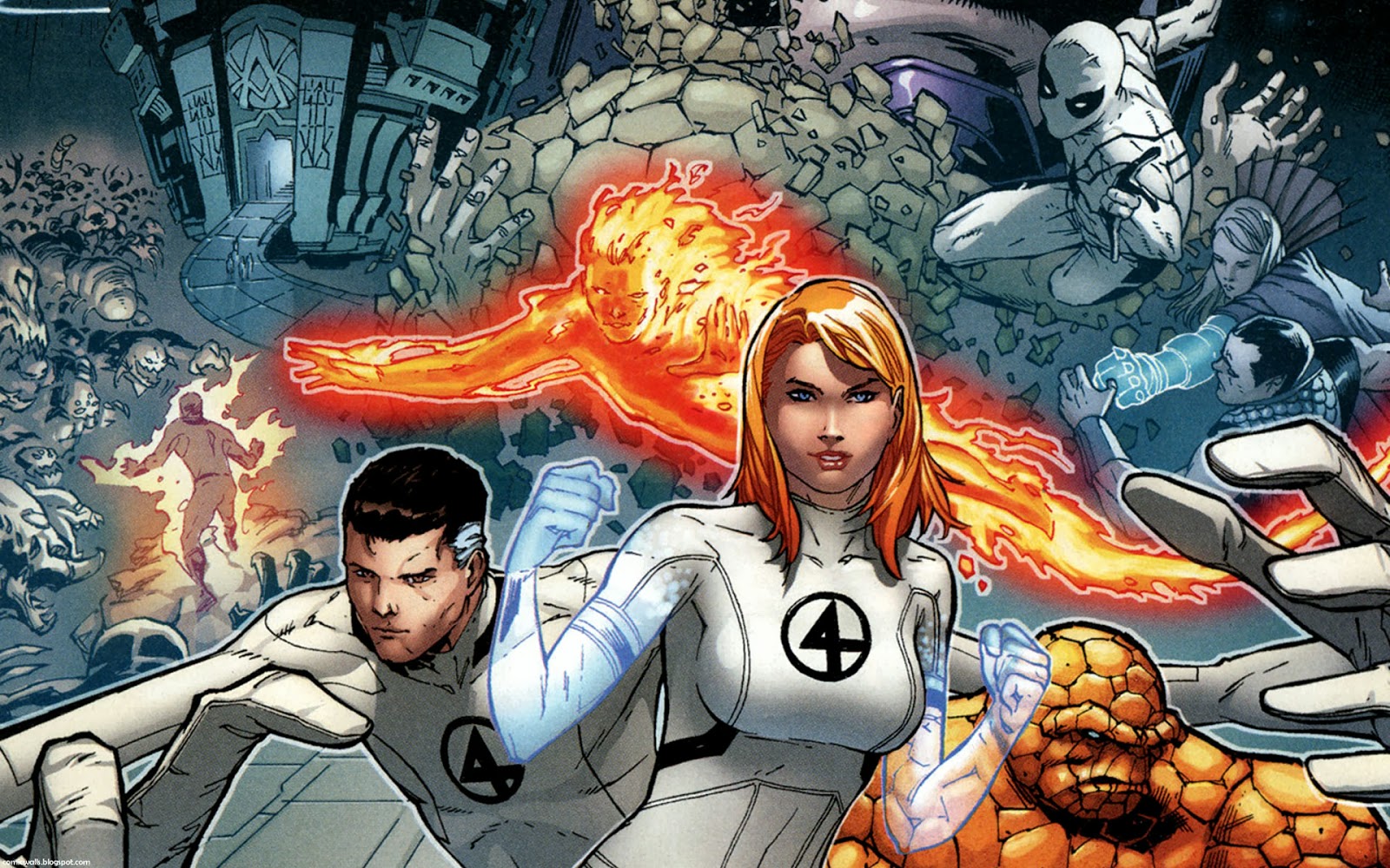 Comic Wallpapers: The Fantastic Four (Comic Wallpaper)