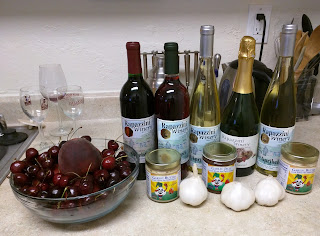 Picture of haul from visit to Rapazzini winery in Gilroy, California