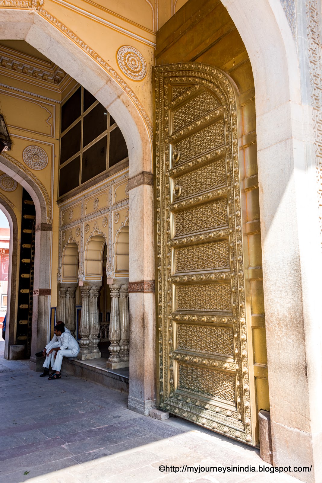 Giant Bronze Doors at City Palace Jaipur