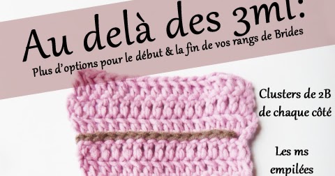 Jeudi technique: The dc project, 8ème épisode – Alternatives aux 3 ml de  départ pour les rangs de brides – Sylvie Damey.fr