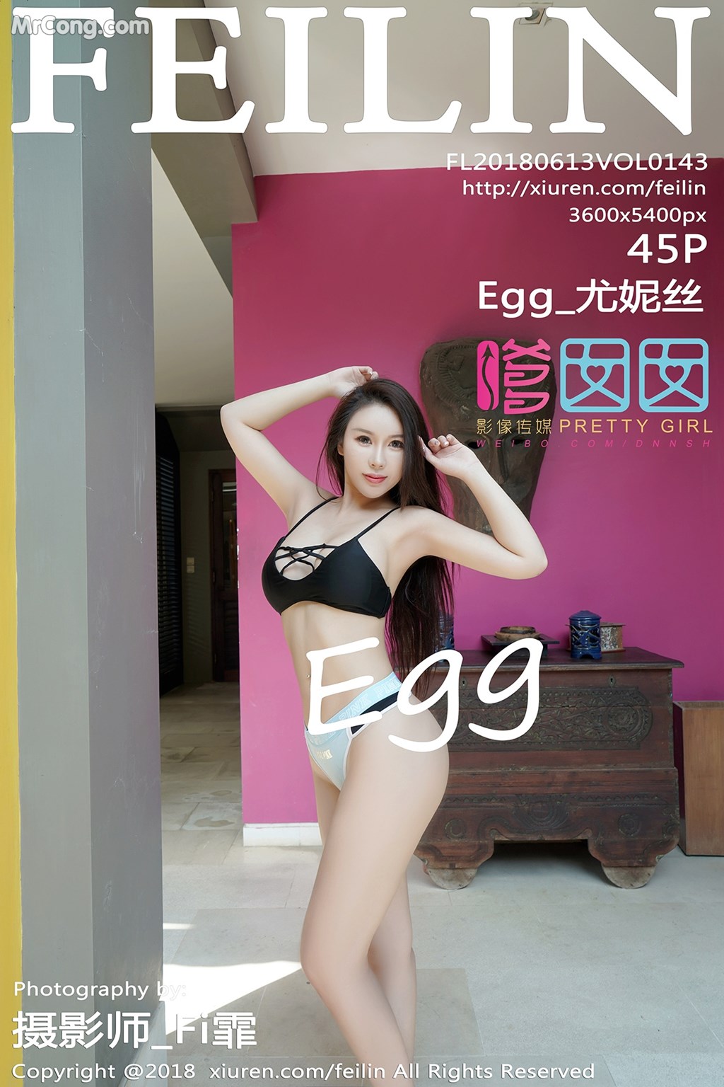 FEILIN Vol.143: Model Egg_ 尤妮丝 (46 photos)