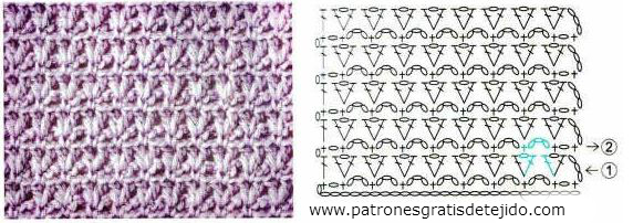 Puntada Crochet Gratis Patrón #24
