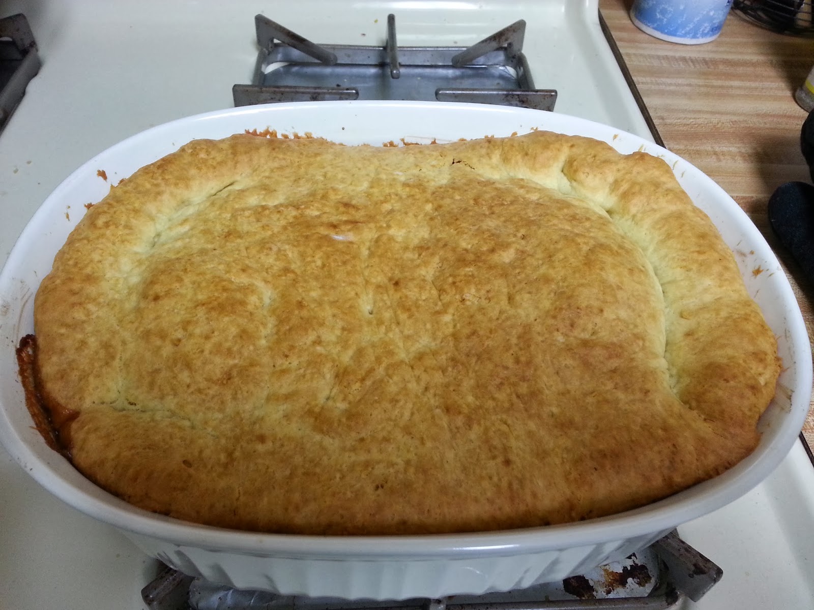 No Leftovers Beef Biscuit Pie