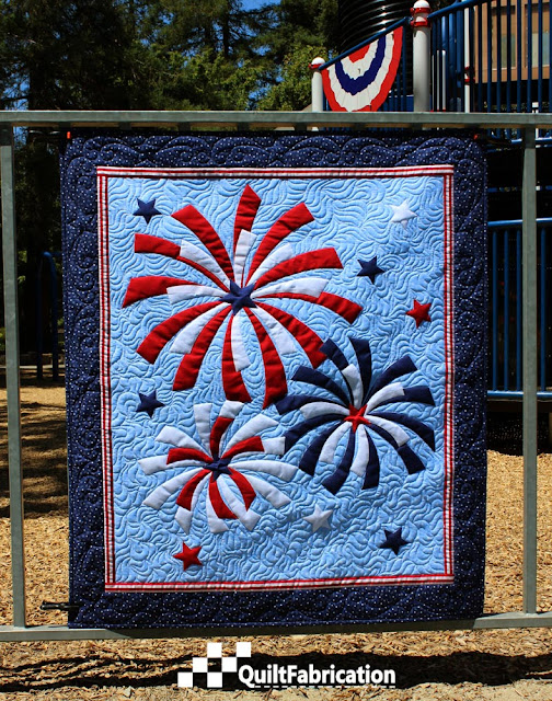 Fireworks wall hanging