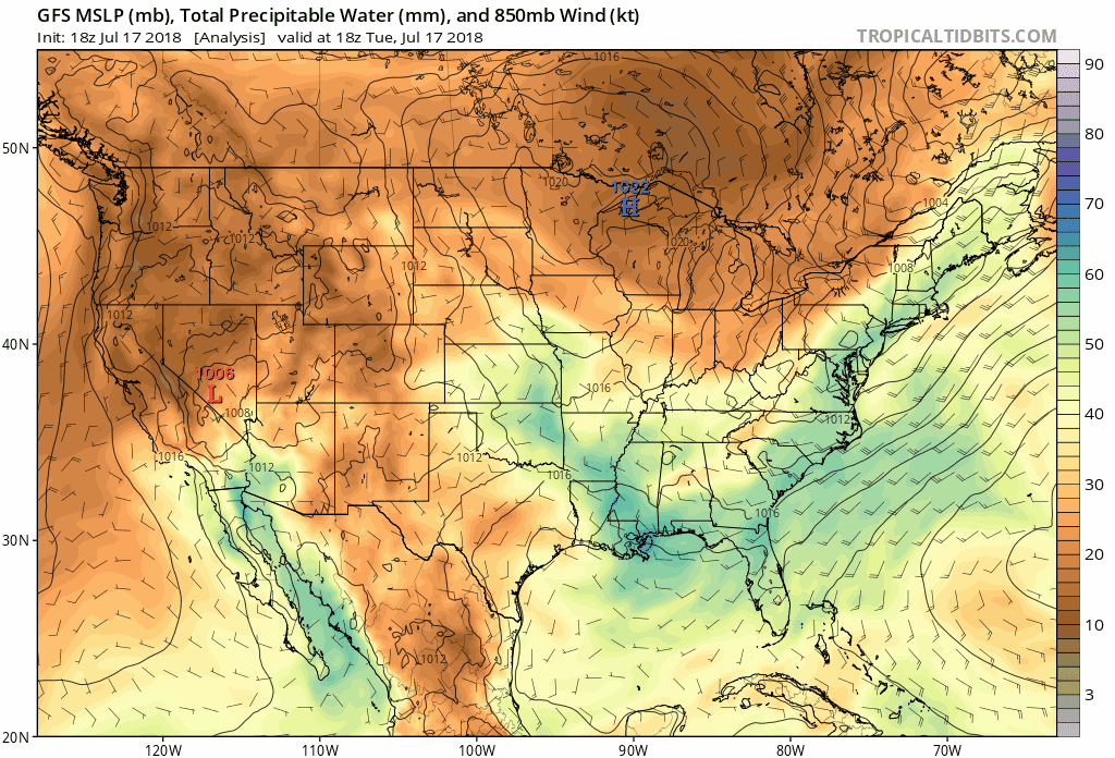 U.S. Weather Hits the Summer Doldrums DAMWeather