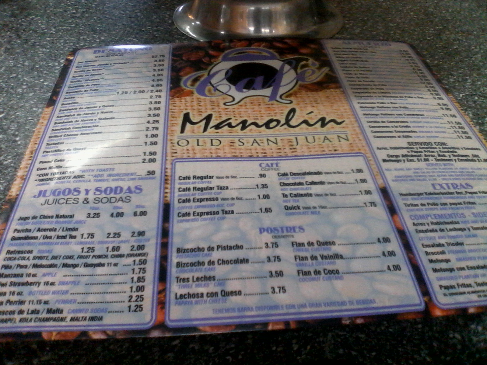 Tour Guide Boricua Cafe Manolin Old San Juan